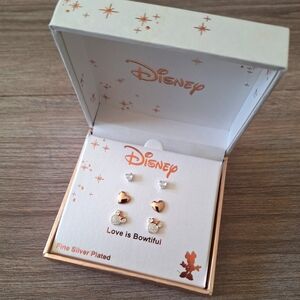 Rose Gold Disney Minnie Mouse Earrings